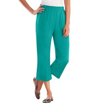 Woman Within Plus Size 7-Day Knit Capri
