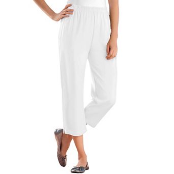 Woman Within Plus Size 7-Day Knit Capri