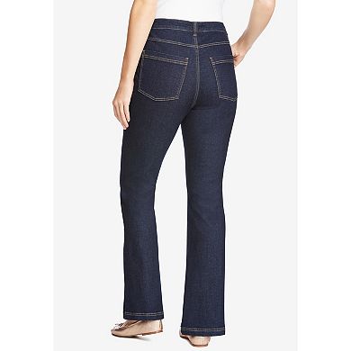 Woman Within Plus Size Bootcut Stretch Denim Jean