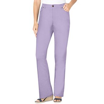 Woman Within Plus Size Tall Stretch Denim Five-Pocket Bootcut Jeans