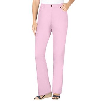 Woman Within Plus Size Stretch Denim Five-Pocket Bootcut Jeans