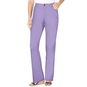 Woman Within Plus Size Stretch Denim Five-Pocket Bootcut Jeans