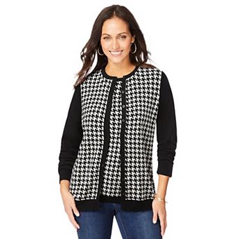 Jessica London Women's Plus Size Fine Gauge Cardigan
