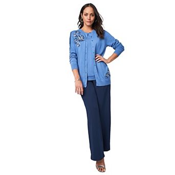 Jessica London Women's Plus Size Fine Gauge Cardigan
