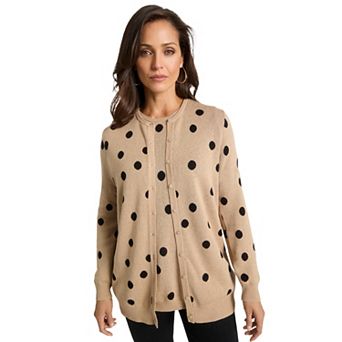 Jessica London Women's Plus Size Fine Gauge Cardigan