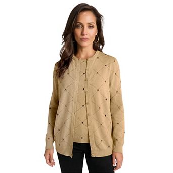 Jessica London Women's Plus Size Fine Gauge Cardigan