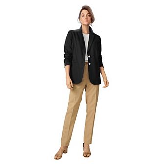 Jessica London Women's Plus Size Linen Blazer