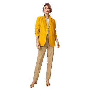 Jessica London Women's Plus Size Linen Blazer