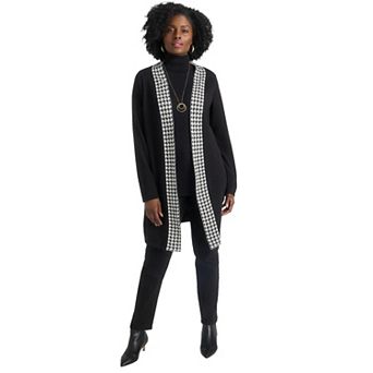 Jessica London Women's Plus Size Fine Gauge Cardigan Topper