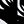 Black Abstract Petal