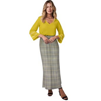 Jessica London Women's Plus Size Stretch Knit Maxi Skirt