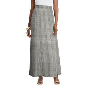 Jessica London Women's Plus Size Stretch Knit Maxi Skirt