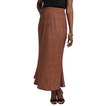 Jessica London Women's Plus Size Stretch Knit Maxi Skirt
