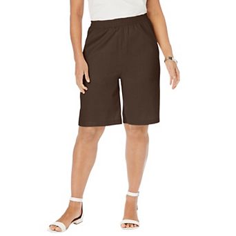 Jessica London Women's Plus Size Linen Short