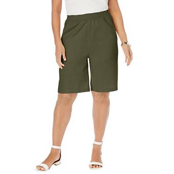 Jessica London Women's Plus Size Linen Short