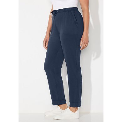 Catherines Women's Plus Size Cloud Knit French Terry Jogger Sweatpant