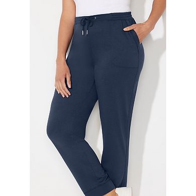 Catherines Women's Plus Size Cloud Knit French Terry Jogger Sweatpant