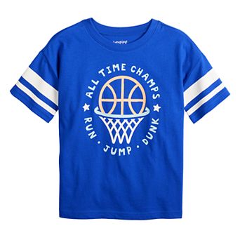 Boys 4-12 Jumping Beans® Short Sleeve Relaxed Varsity Graphic Tee