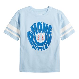 Boys 4-12 Jumping Beans® Short Sleeve Relaxed Varsity Graphic Tee