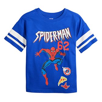 Boys 4-12 Jumping Beans® Marvel Spider-Man 62 Varsity Tee