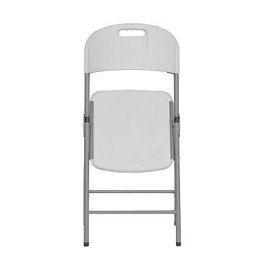Techni Home 4-pc. Granite White Folding Chairs Set