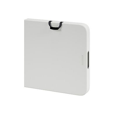 Techni Home 4-ft. Granite White Adjustable Height Folding Table