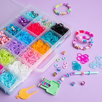 Rainbow Loom Beadmoji Deluxe DIY Rubber Band & Bead Bracelet Kit