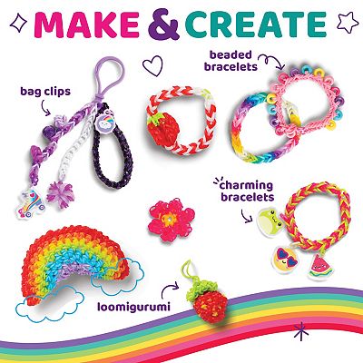 Rainbow Loom Treasure Trove DIY Rubber Band Bracelet Craft Kit