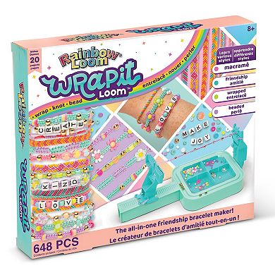 Rainbow Loom Wrapit Loom Bracelet Maker DIY Friendship String Bracelet Kit