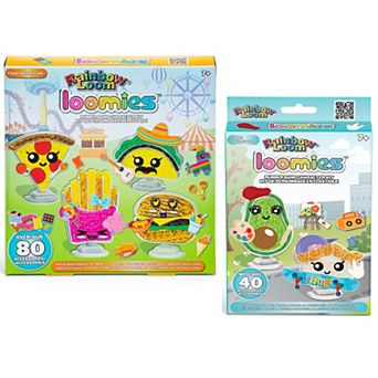 Rainbow Loom Loomies Food Figurines 2-Pack DIY Rubber Band Kit Bundle