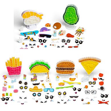 Rainbow Loom Loomies Food Figurines 2-Pack DIY Rubber Band Kit Bundle