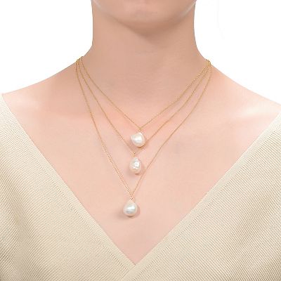 Floating pearl necklace kohls shop