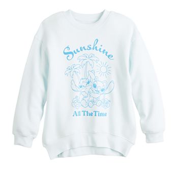 Disney's Lilo & Stitch Sunshine All The Time Girls 7-16 Fleece Sweatshirt