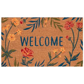Liora Manne Natura Floral Welcome Outdoor Mat