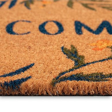 Liora Manne Natura Floral Welcome Outdoor Mat