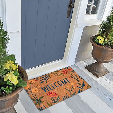 Liora Manne Natura Floral Welcome Outdoor Mat