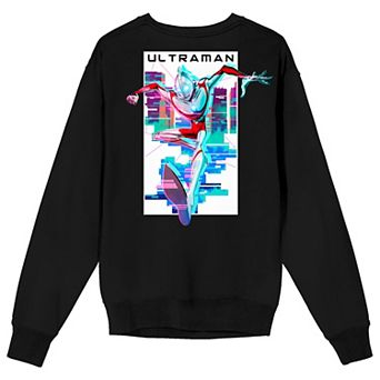 Men's Ultraman Rising Neon Glitch Graphic Tee
