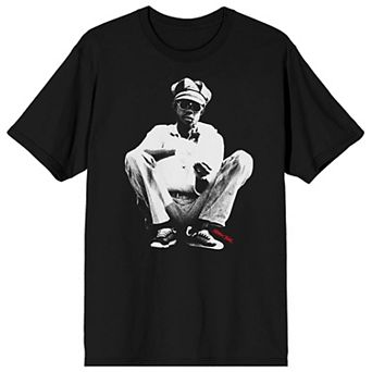 Men's Peter Tosh Artist Squatting Graphic Tee