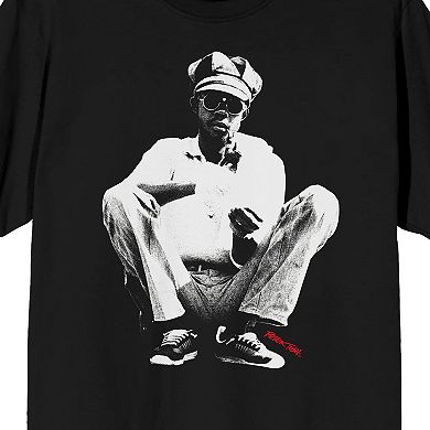 Men's Peter Tosh Artist Squatting Graphic Tee