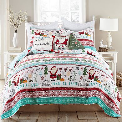 Levtex Home Ho Ho Holidays Quilt Set