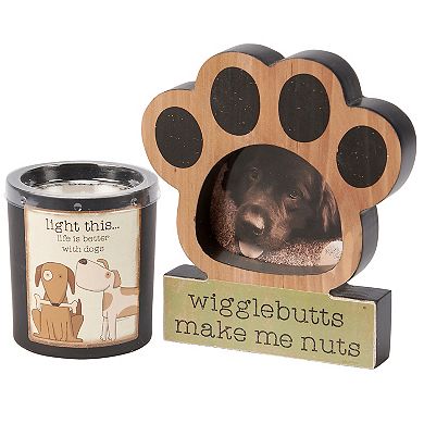 By Kathy 2-pc. Wigglebutt Candle & Frame Set