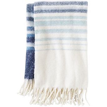 Lands' End Mohair Ombre Throw Blanket