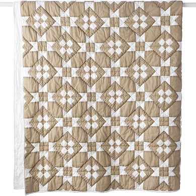 Lands' End Barn Star Quilt Sham