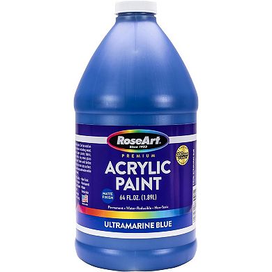 Cra-Z-Art RoseArt Premium Acrylic Non-Toxic Paint 6-Bottle Classroom Bulk Pack