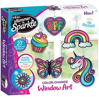 Cra-Z-Art Shimmer 'N Sparkle: Color-Change Window Art Set