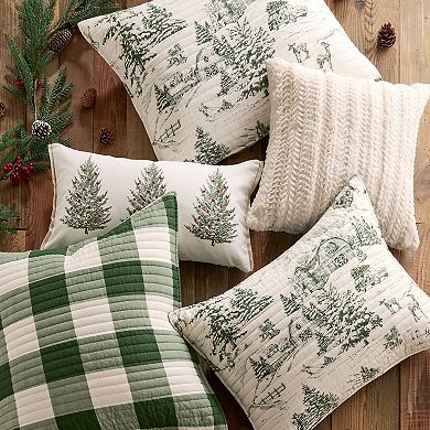 Levtex Home Winter Sleigh Ride Red Quilt Set or Shams
