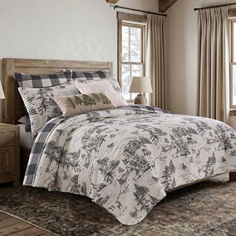 Levtex Home Winter Sleigh Ride Quilt Set or Shams