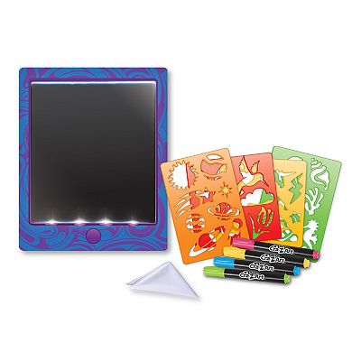 Cra-Z-Art Super Light-Up Design Board 10-Piece Kids Art Kit