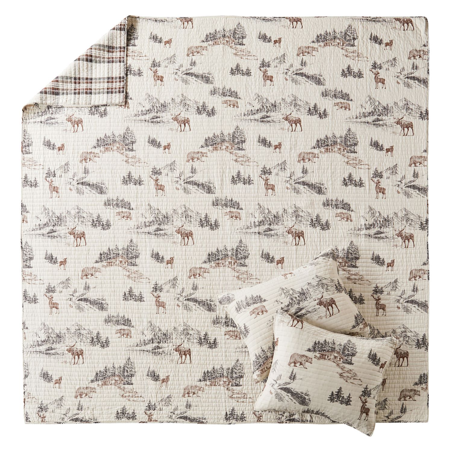 Levtex Home Lodge Toile Quilt - Thumbnail 5
