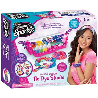 Cra-Z-Art Shimmer 'N Sparkle: Twist & Color Tie Dye Studio DIY Kit